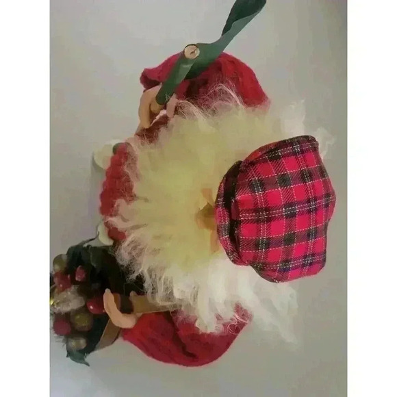 Vintage Golfing Santa Claus Figure Golf Bag Balls & 19th Hole Golf Flag XMAS - Picture 16 of 16